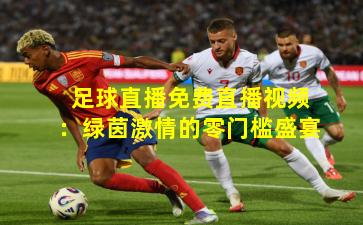 足球直播免费直播视频：绿茵激情的零门槛盛宴